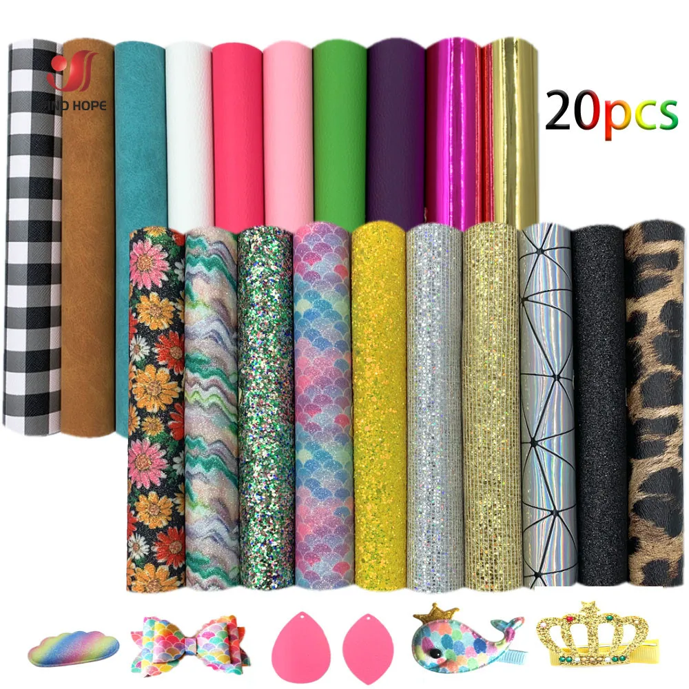 20 шт. замшевые серьги-гвоздики из искусственной кожи | Дом и сад