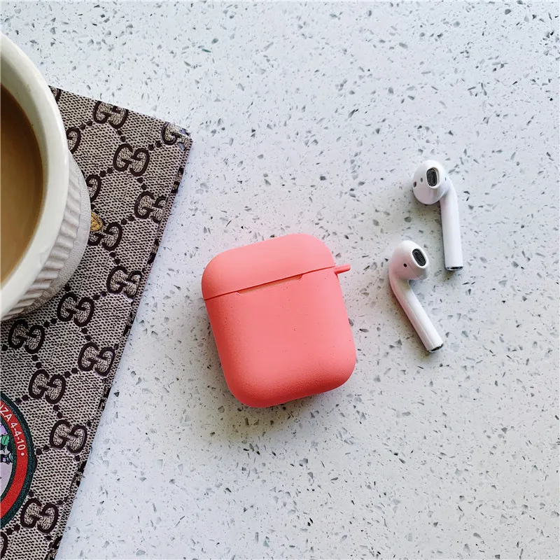 

Bluetooth Wireless Earphone Case For Apple AirPods 1/2 TPU Silicone Protective Cover Skin Accessories For Air Pods Charging Box