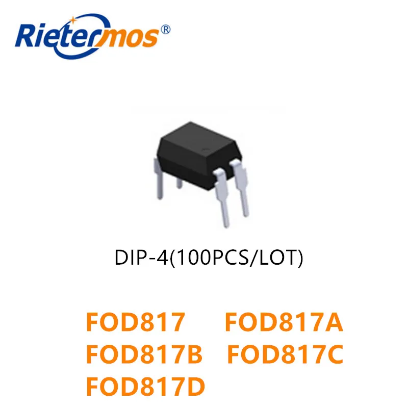 

100PCS DIP4 FOD817 FOD817A FOD817B FOD817C FOD817D