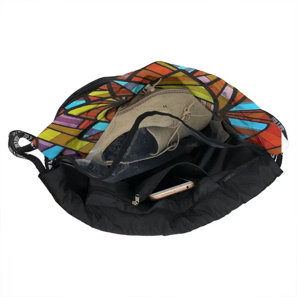 Бесшумный рюкзак с 3d-рисунком сумка на шнурке для занятий спортом путешествий