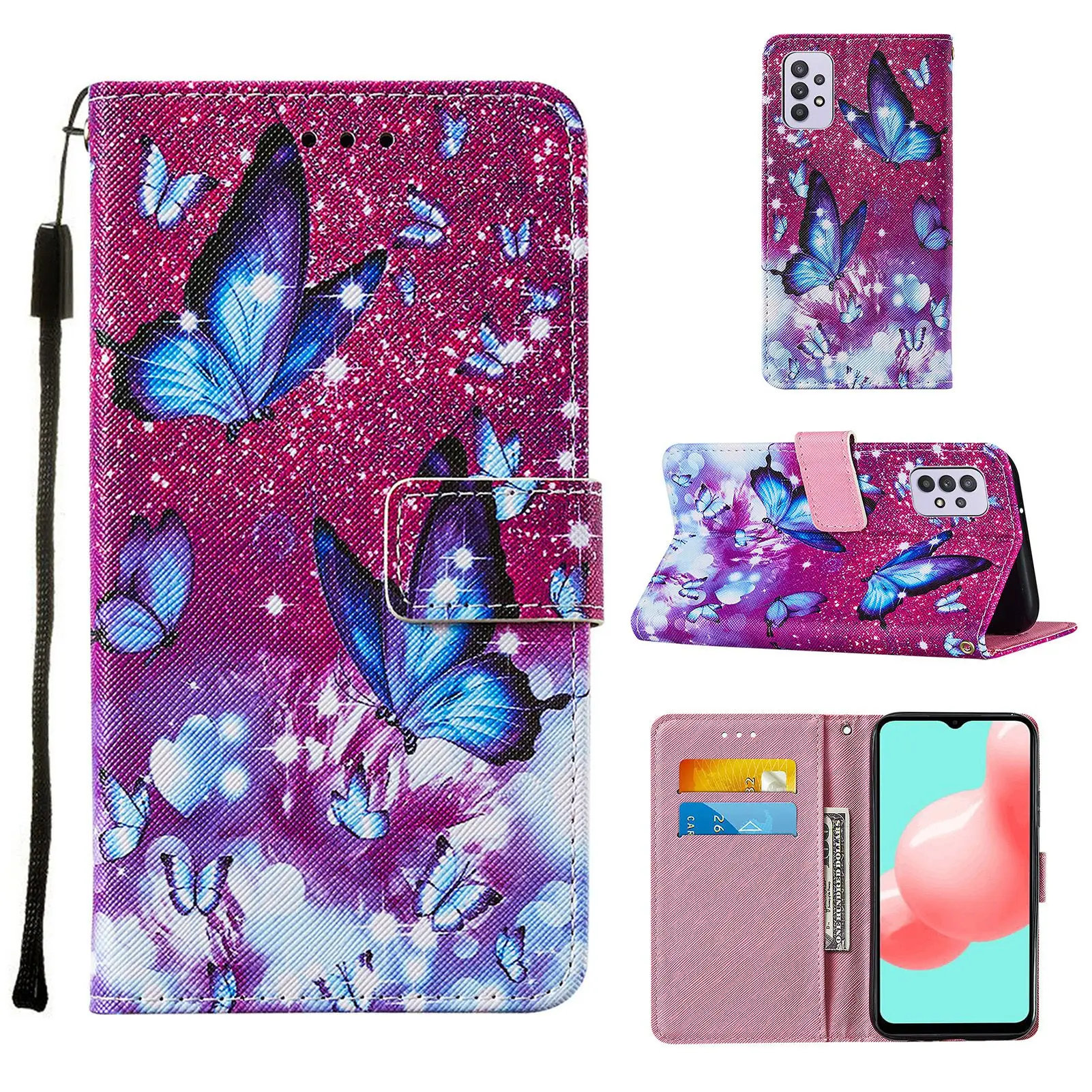 fashion cat phone case for motorola moto g50 g30 g10 g10 power g100 edge s e7 power e7 flip leather stand book etui free global shipping