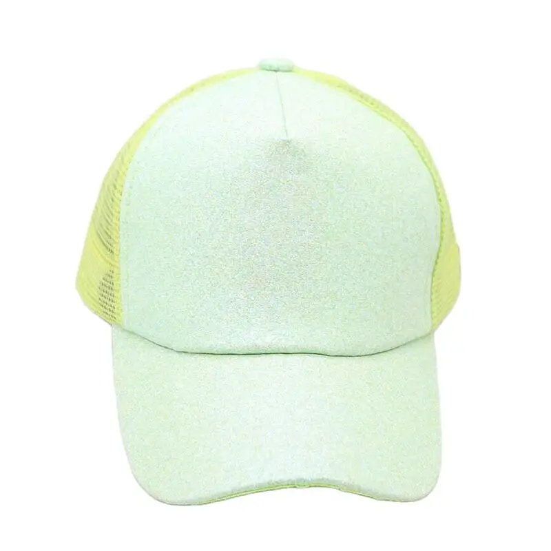 2019 блестящая Бейсбол Кепки Для женщин бейсбольные кепки с сеткой головные уборы