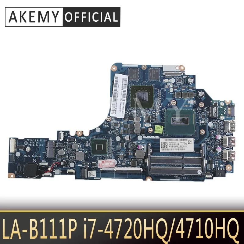 HD LA-B111P материнская плата для ноутбука Lenovo Y50-70 оригинальная I7-4720HQ/4710HQ GTX960M-4G |
