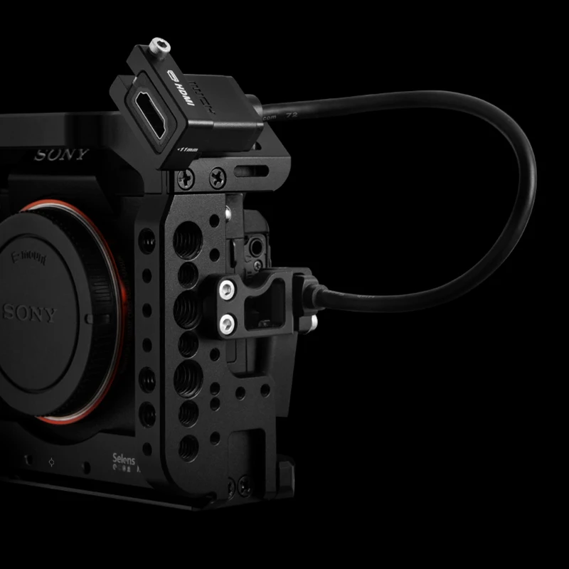Selens A7III камера клетка установка для sony A7R III/A7M III/A7 III A7R3 A7M3 A73 Arri определение местоположения Vlog чехол с зажимом