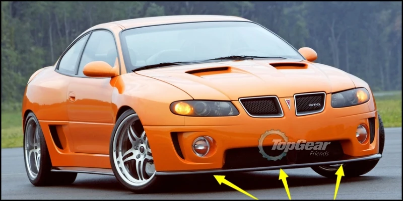 Дефлектор губ для бампера губы Holden Monaro/HSV передняя юбка спойлера ДЛЯ TopGear Friends