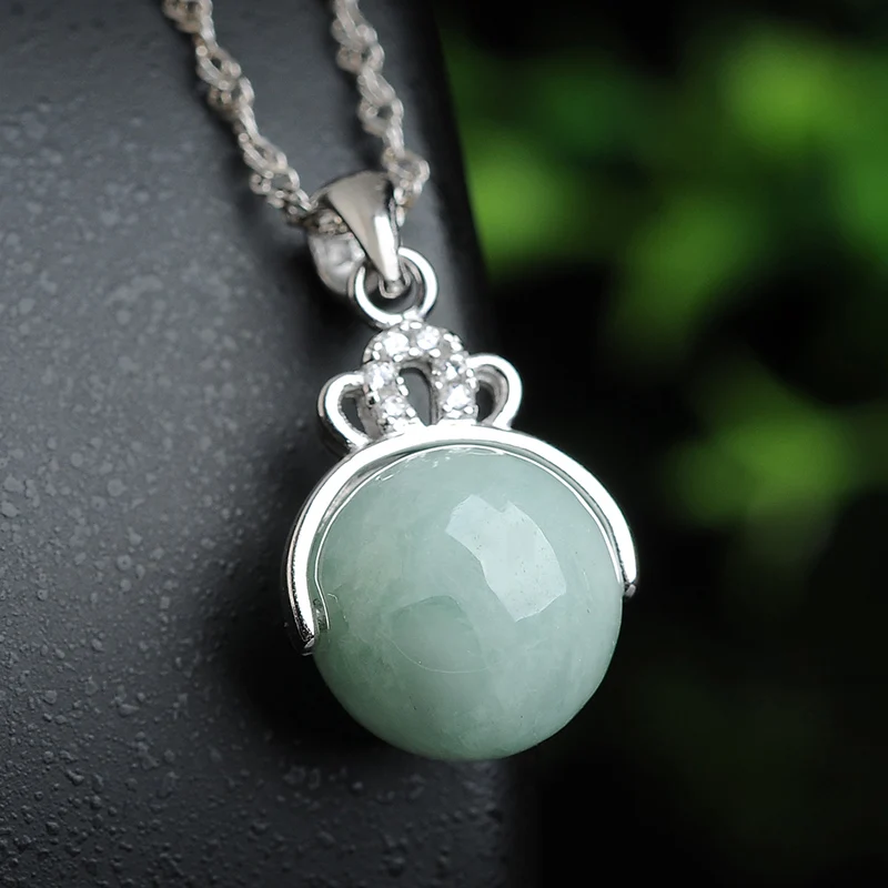 925 инкрустированный серебром нефритовый дорожный проездной пункт осенний