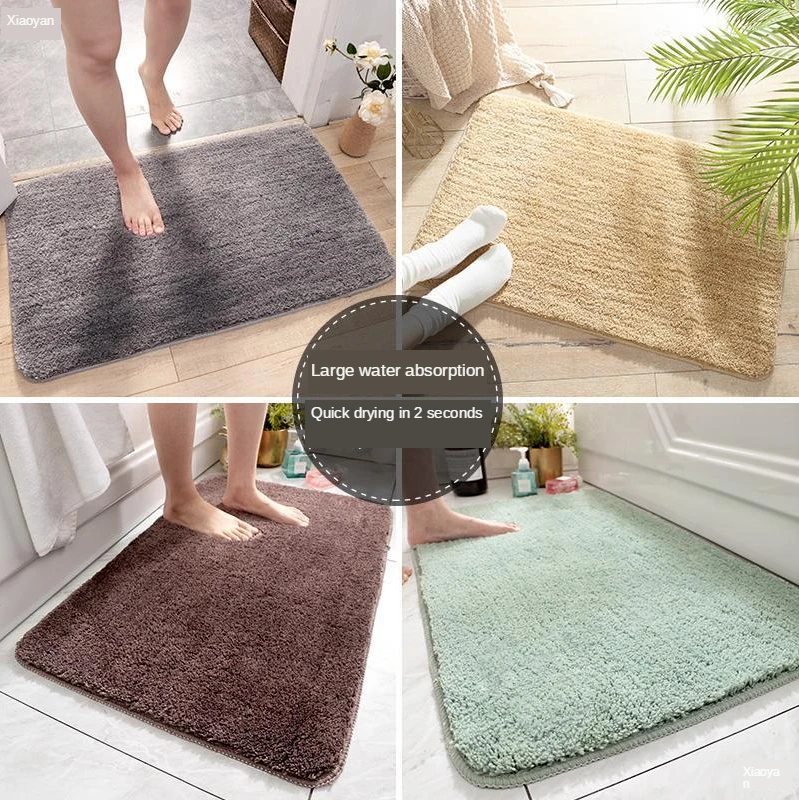 Ковры для гостиной сплошной цвет абсорбирующий быстросохнущий нескользящий не