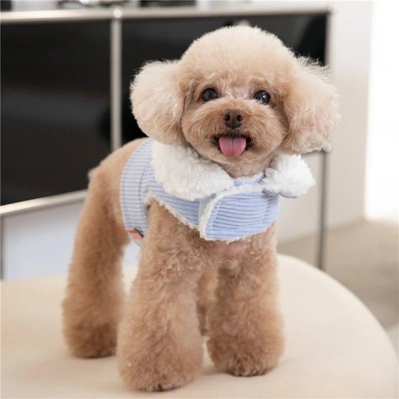 

Small Dog Accessories Fashion Harness Winter Chihuahua Maltese Puppy Vest