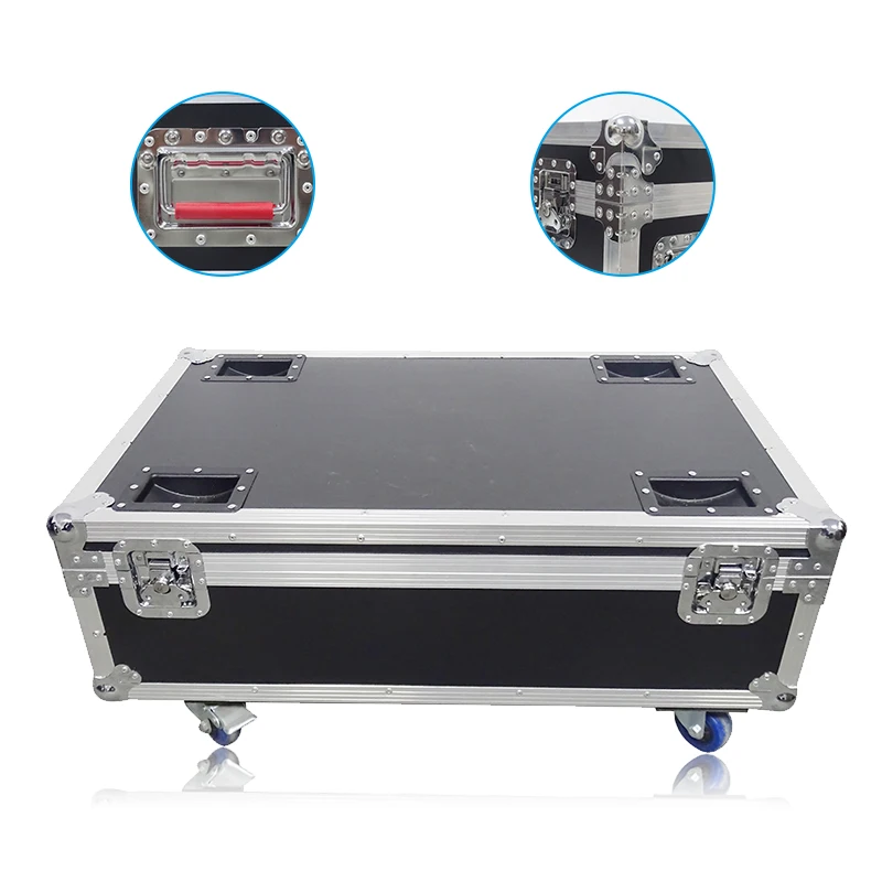Плоский светодиодный прожектор RGBW 4 в 1 8 светодиодов 7x12 Вт чехол dmx512 для дискотеки