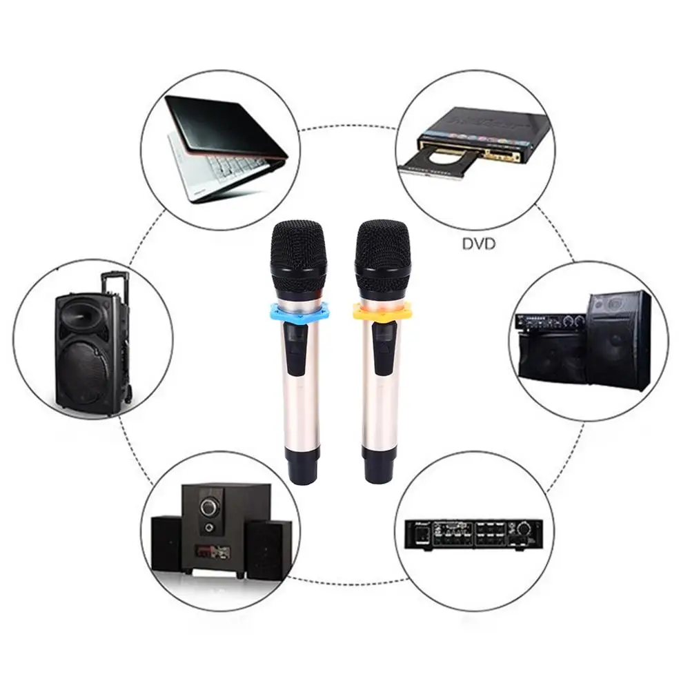 Портативный UHF Bluetooth беспроводной микрофон динамик профессиональный ручной