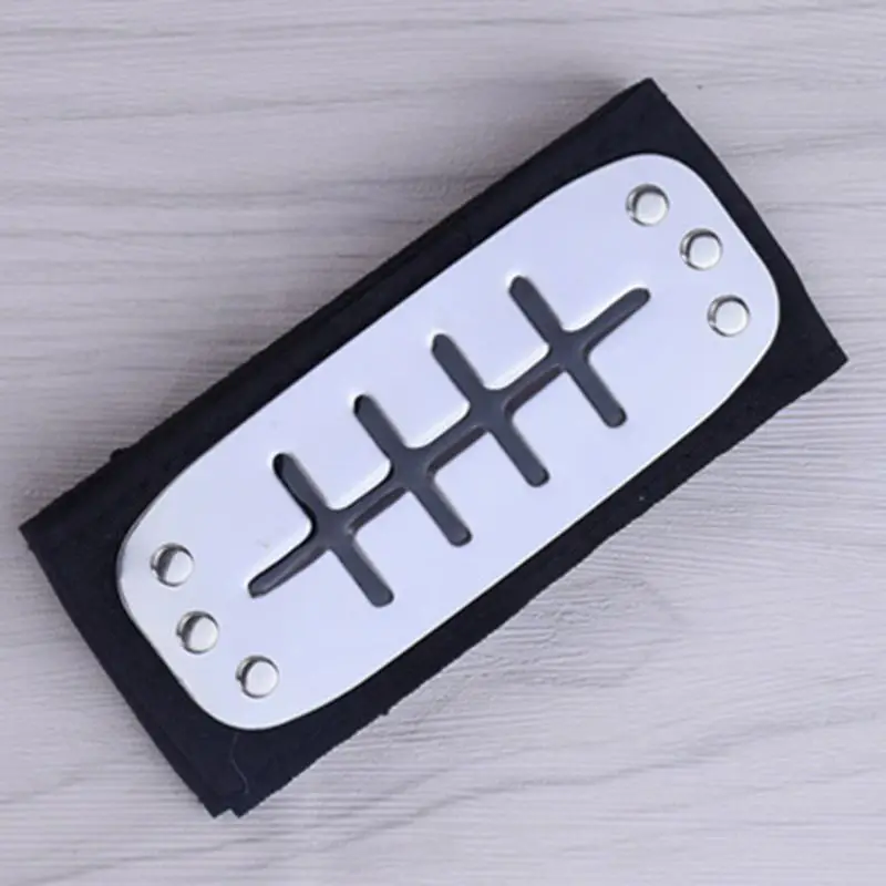 

Adult Kids Headband Japanese Anime Logo Metal Plated Hairband Forehead Protector NEW