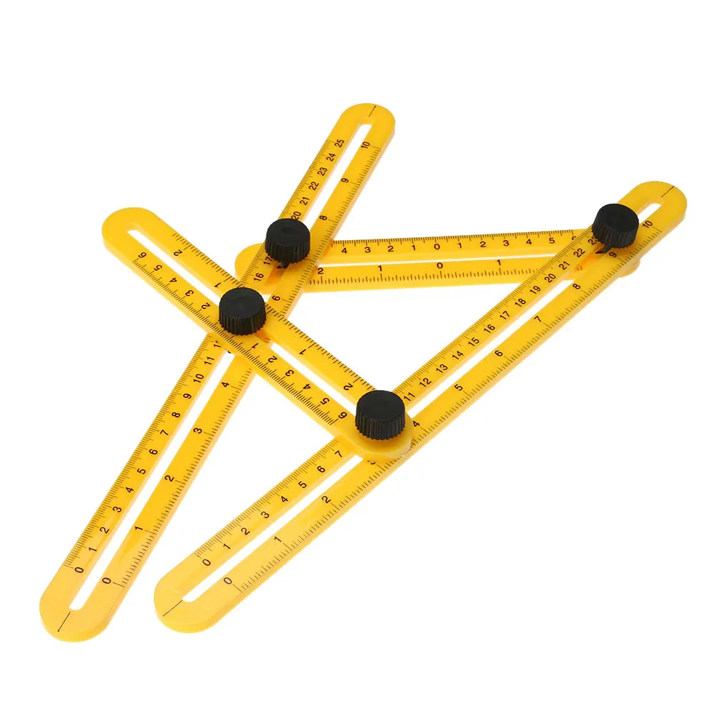 1 шт. Профессиональный шаблон инструмент угловая линейка измерительный