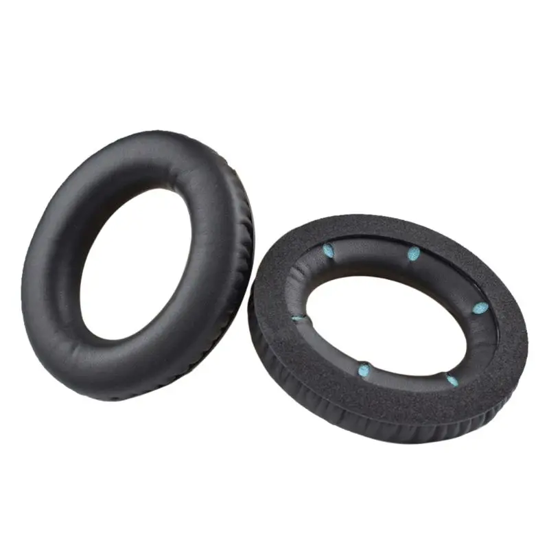 1 пара черные кожаные Сменные амбушюры для наушников|Аксессуары наушников| |