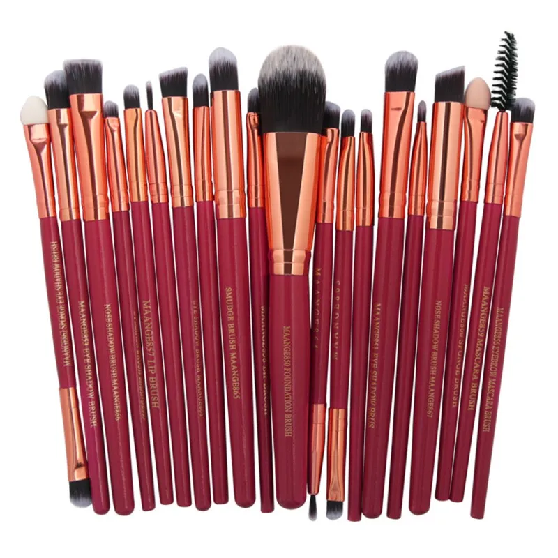 20 шт. кисти для макияжа|Аппликатор теней век| |