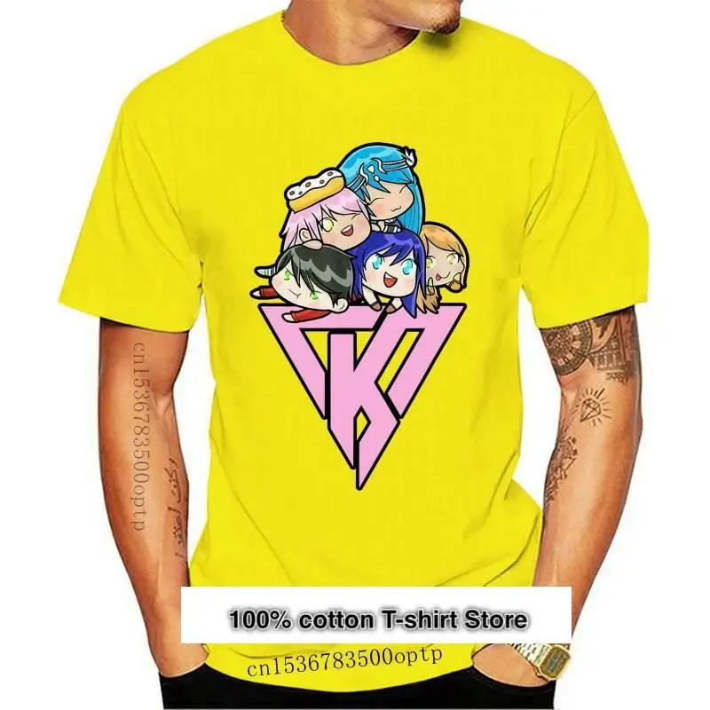 

Camiseta negra Funneh, Krew, Gache, Moe Muu, реальные размеры