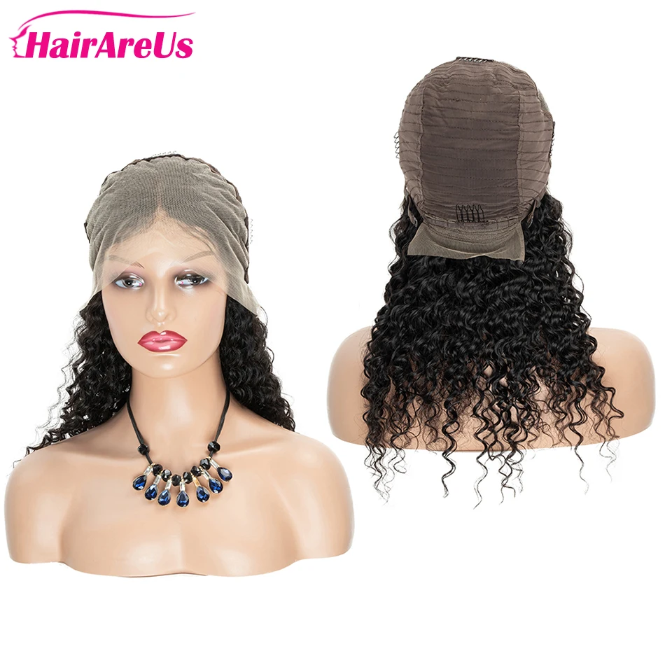 

Парик женский из натуральных волос с глубокой волной, 13X 4, плотность 180%