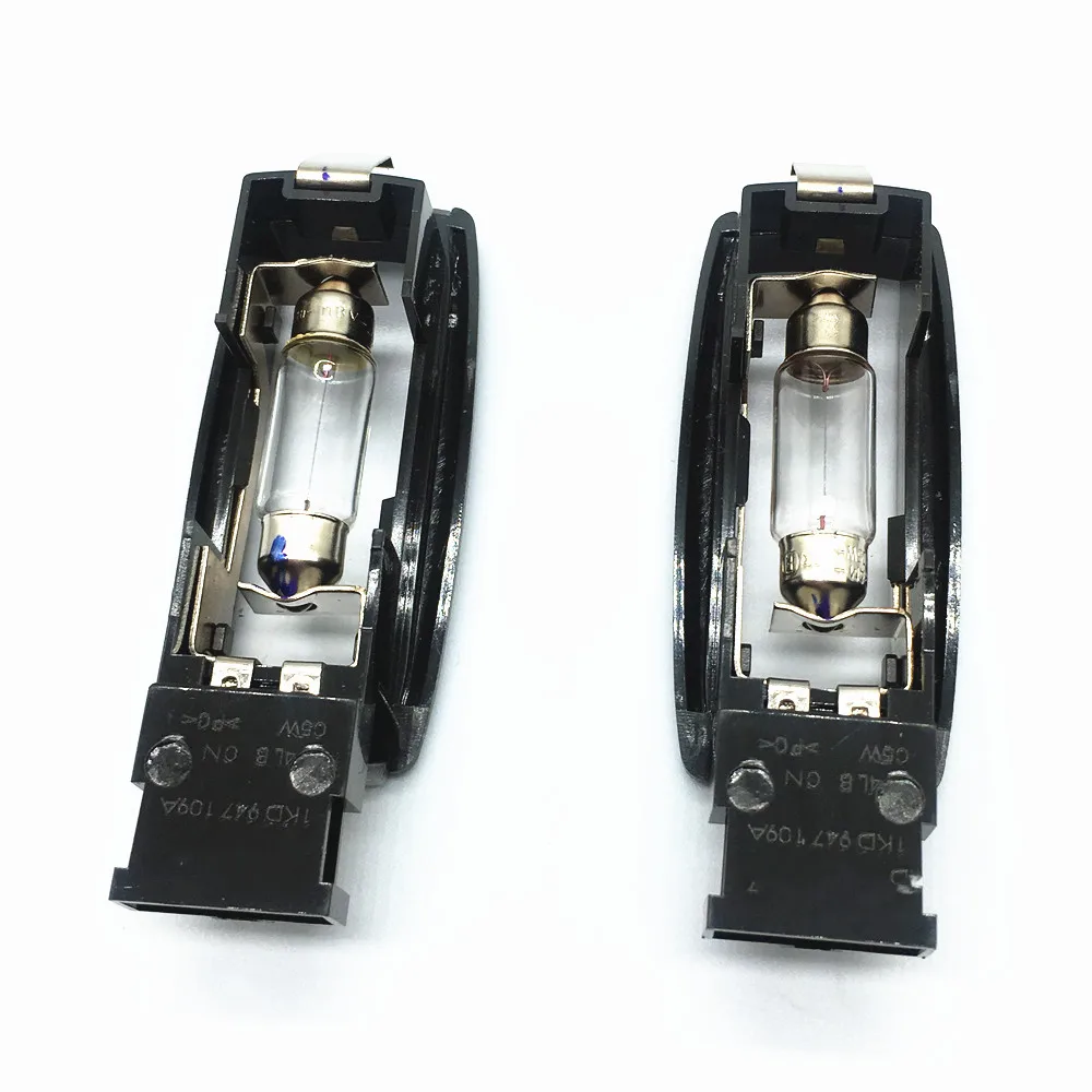 Черный Автомобильный купольный светильник для чтения 2 шт. зеркальный s VW Passat B6 B7