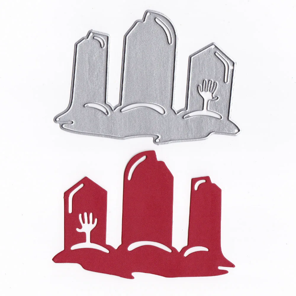 Хэллоуин гробницы металлические Вырубные штампы новые 2019 для DIY скрапбукинга