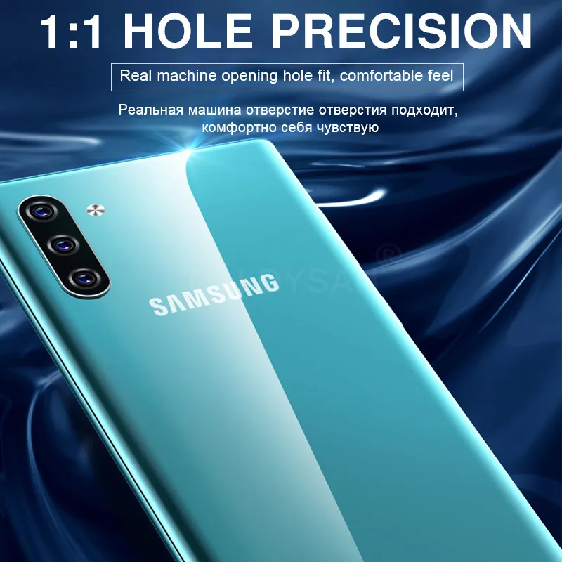 100D задняя защитная Гидрогелевая пленка для samsung Galaxy S9 S10e S8 Plus Note 8 9 10 Pro полная