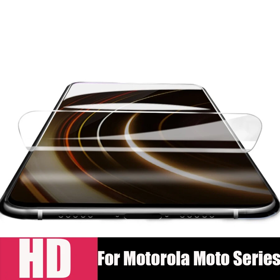 3D Передняя защитная пленка на весь экран для Motorola Moto G7 G8 Plus One Vision Z3 Play силиконовая