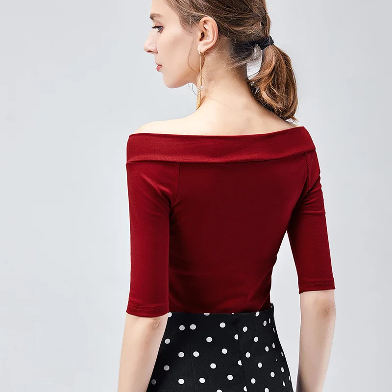 ClothesT-Shirt Женская мода 2019 женские осенние Топы Футболка женская одежда