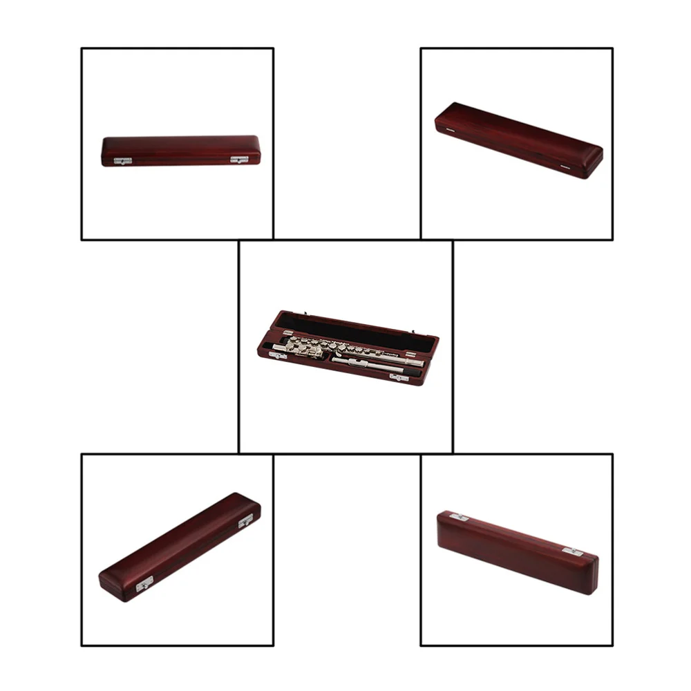 

16 Hole Flute Box Rosewood Flute Case Instrument Gift for Lover