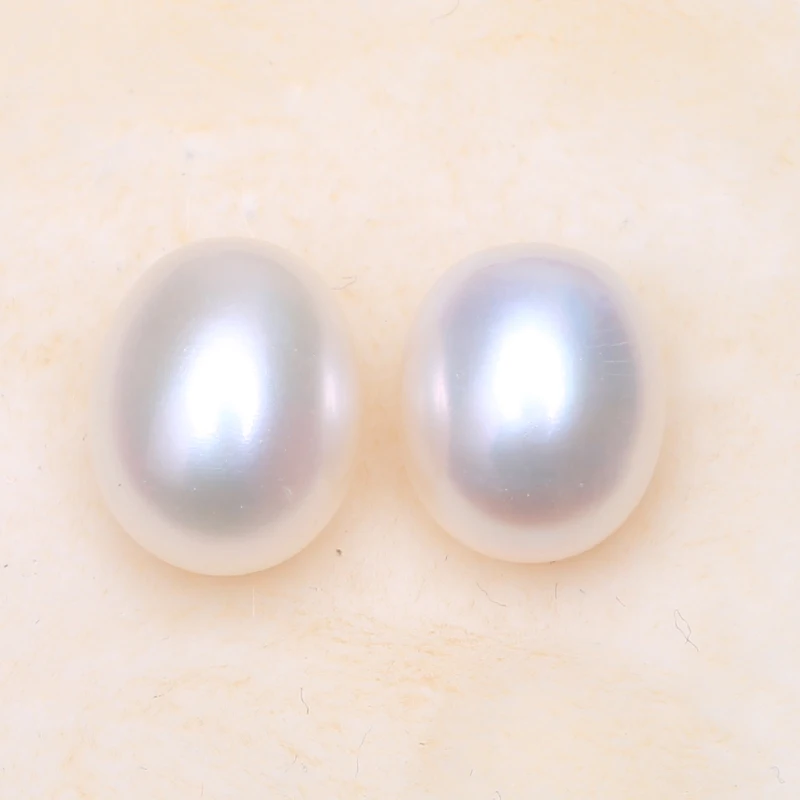 Серьги baroquemon AAAAA с натуральным пресноводным жемчугом овальной формы в комплекте 9