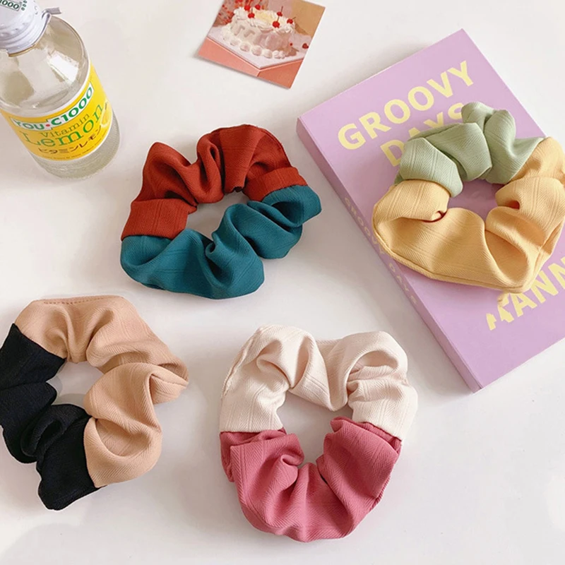 

Модная повязка для волос, клетчатая повязка для волос, головной убор, женский спуск, круглая резинка для волос, женские эластичные повязки д...