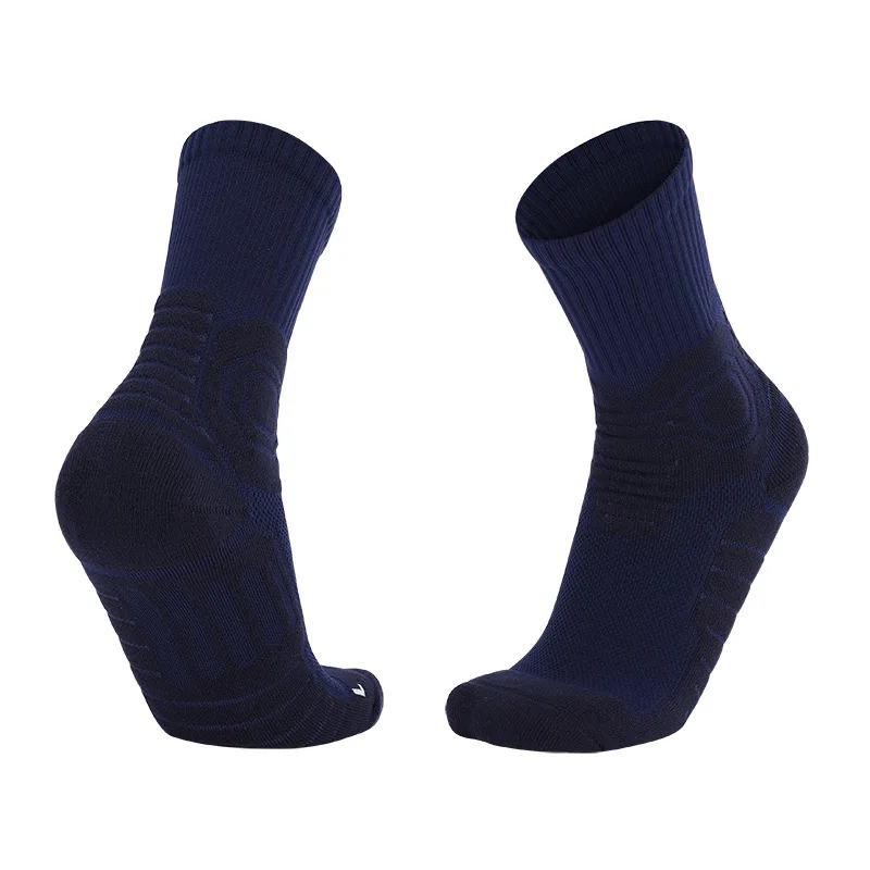 

Thick Towel Bottom Elite Basketball Socks Spring Comfortable Breathable Mid Tube Sports Socks Men Women Cycling Socks SKJ022