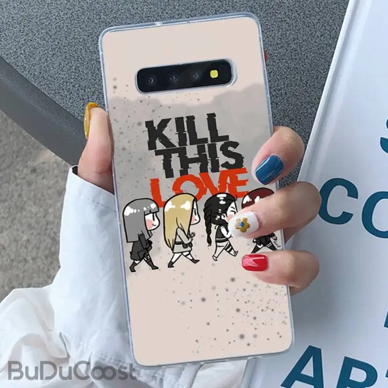 

blackpinks cartoon cute hand drawn Phone Case for Samsung GALAXY S10Plus E(lite) S7 S7edge S8 S8Plus S9 S9Plus S10