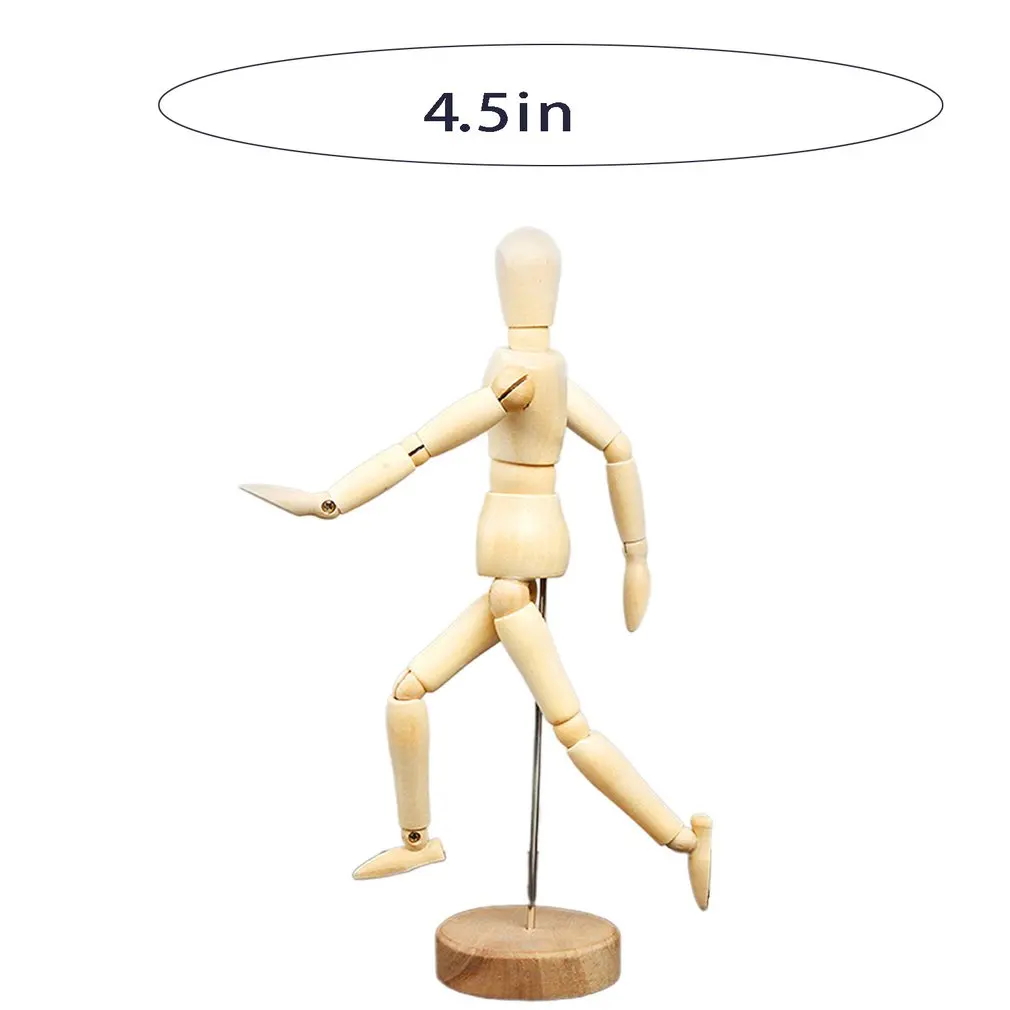 

Wooden Man Joint Puppet Man Model Creative Ornaments Home Decoration Selected Sketch Art Puppet Ornaments
