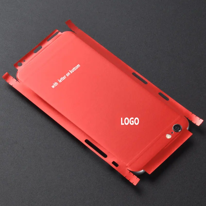 Красный мобильный телефон ледяная пленка задний декор для iPhone 6 7 8 Plus SE2 сделай сам