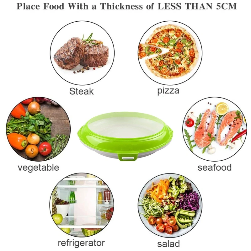 

2021 New Creative Reusable Food Preservation Tray Stackable Magic Elastic Fresh Storage