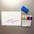 Магнитная белая доска для стирания, для блокнота на холодильник Декор холодильника дюйма, планировщика, кухонного напоминания, планшета, маркера для белой доски