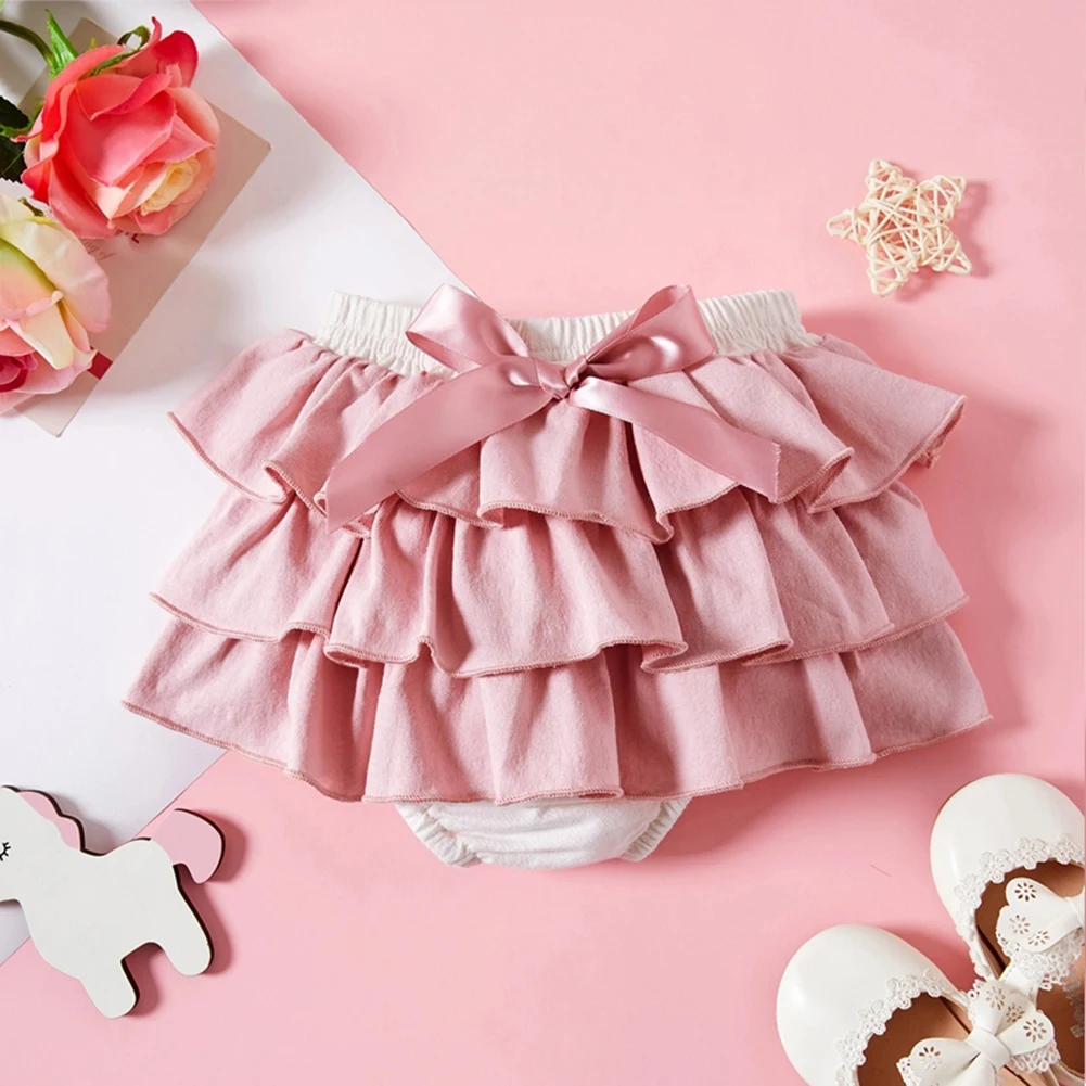 

Baby Girls Pants Newbron Girl Sweet Veneer Cake Skirt Pendulum Pants Shorts Pink 12-18m 2021