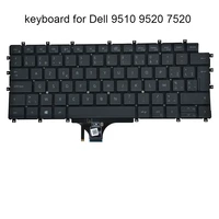 backlit belgium keyboard for dell latitude 9510 2 in 1 7520 9520 0jhpxx be belgian euro laptop keyboards light replacement parts