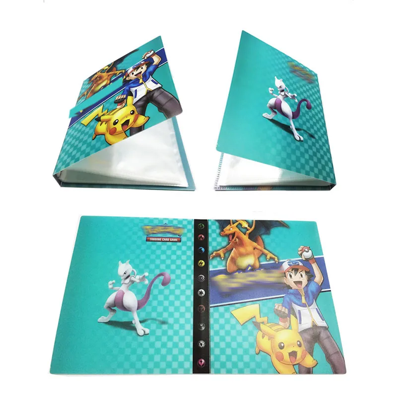 Takara Tomy Покемон персонажи карты Альбом Книга Пикачу мультфильм коллекция игра