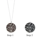Круглые геометрические ожерелья Cremo из нержавеющей стали, сменные кожаные украшения 2021, бижутерия, Женское Ожерелье