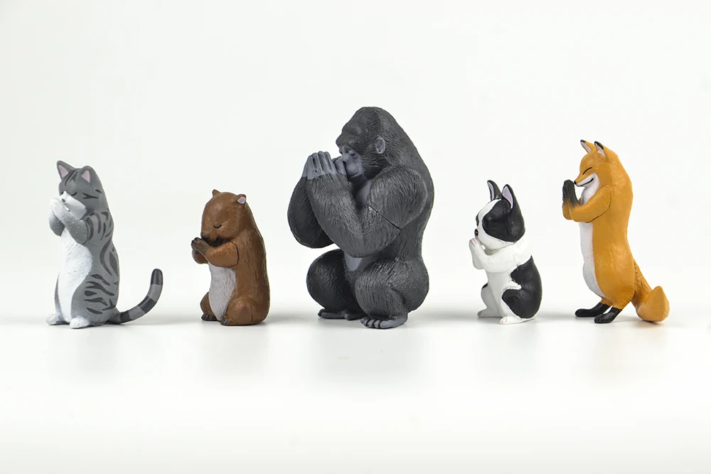 Японский капсула игрушка забавные животные вырезать Косплей shiba «Лисья Секретная служба»(Inu японский миткаль Кот выдра пингвина белого кита гассе для молитвы Gashapon фигурка