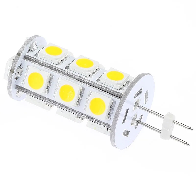3 Вт G4 18 светодиодные лампы SMD 5050 12 в 24 В 360 396LM супер яркая низкая мощность