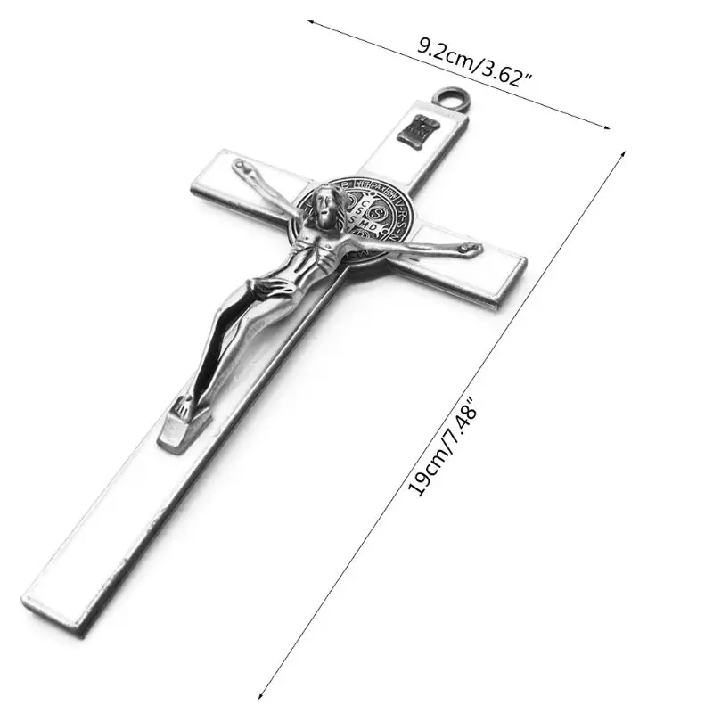 Церковные мощи Иисуса на стенде Крестовая стена распятие антикварная домашняя Часовня Декор M68E
