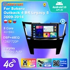 Автомагнитола 2 din на Android 10 для Subaru Outback 4 BR Legacy 5 2009-2014 аудио DSP BT Carplay мультимедиа 4G WIFI GPS навигация