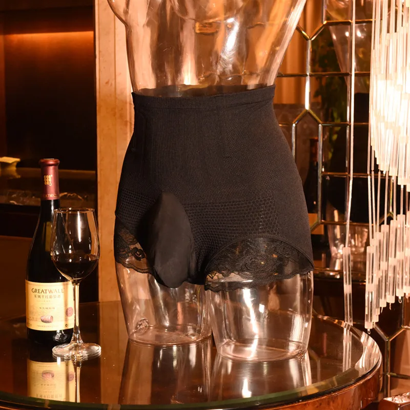 Мужской корсет тренажер для талии нижнее белье пениса мужской Корректирующее