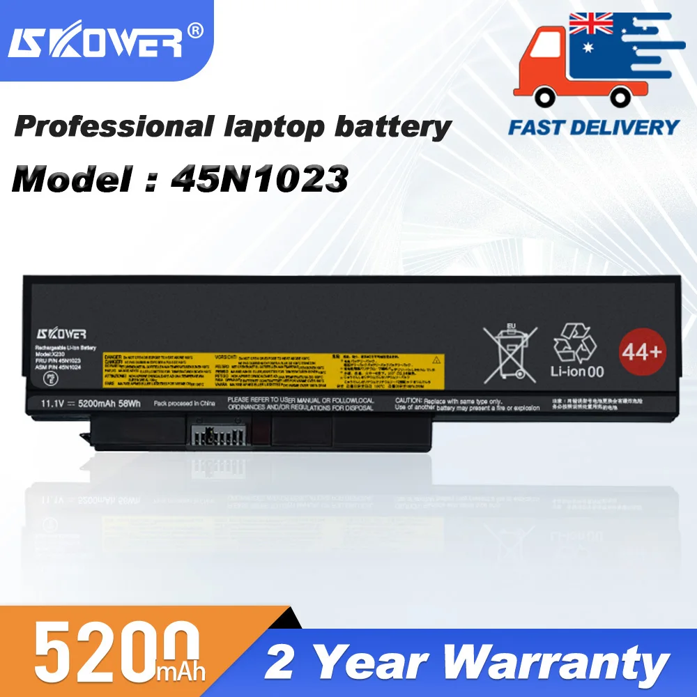 Аккумулятор SKOWER X230 для Lenovo ThinkPad X220 X220i X230i 45N1023 45N1024 44 + 11 1 В/5200 мА · ч | Компьютеры и