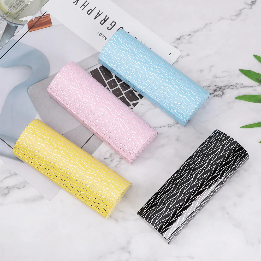 1 шт. Чехол для очков с магнитной застежкой Овальный Жесткий футляр женщин и