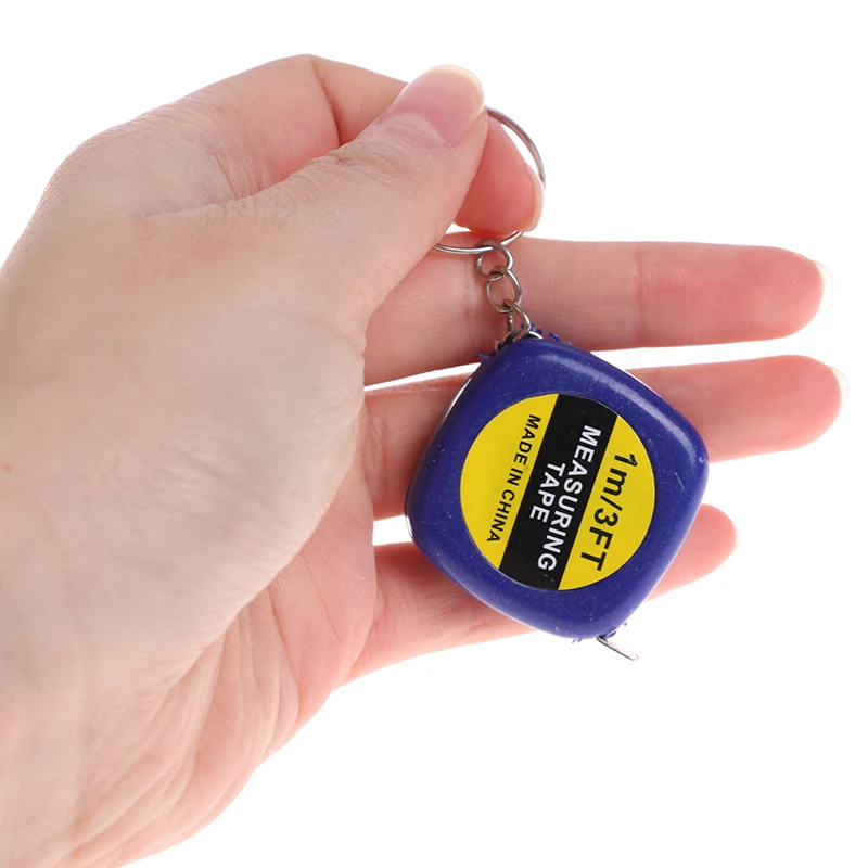 1 шт. Выдвижная рулетка м/3 фута Метрическая инструмент портного маленькая брелок