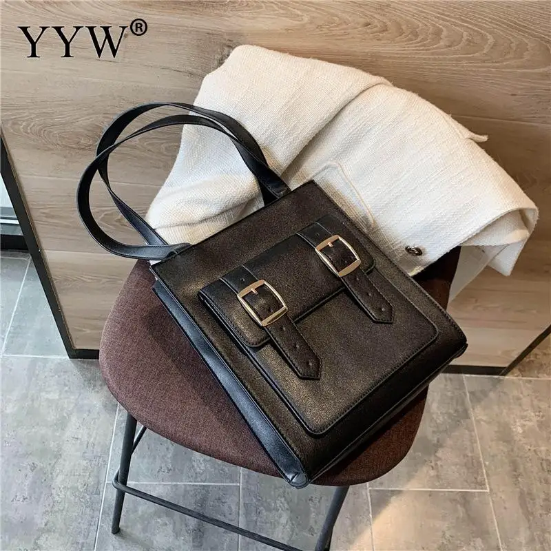 

Luxury Women Shoulder Bags Large Capacity Designer Brand Handbags Pu Leather Crossbody Bag Casual Totes Simply Buckets Bag Purse