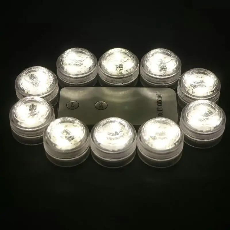 Погружная светодиодная подсвечник с дистанционным управлением 3SMDs