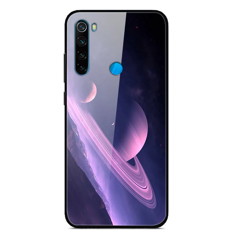 31 Для Xiaomi Redmi Note 8 T чехол из закаленного стекла жесткий чехол для телефона для Xiaomi Redmi Note 8 T Задняя крышка Redmi Note8T 8 T мягкий бампер - Color: 31