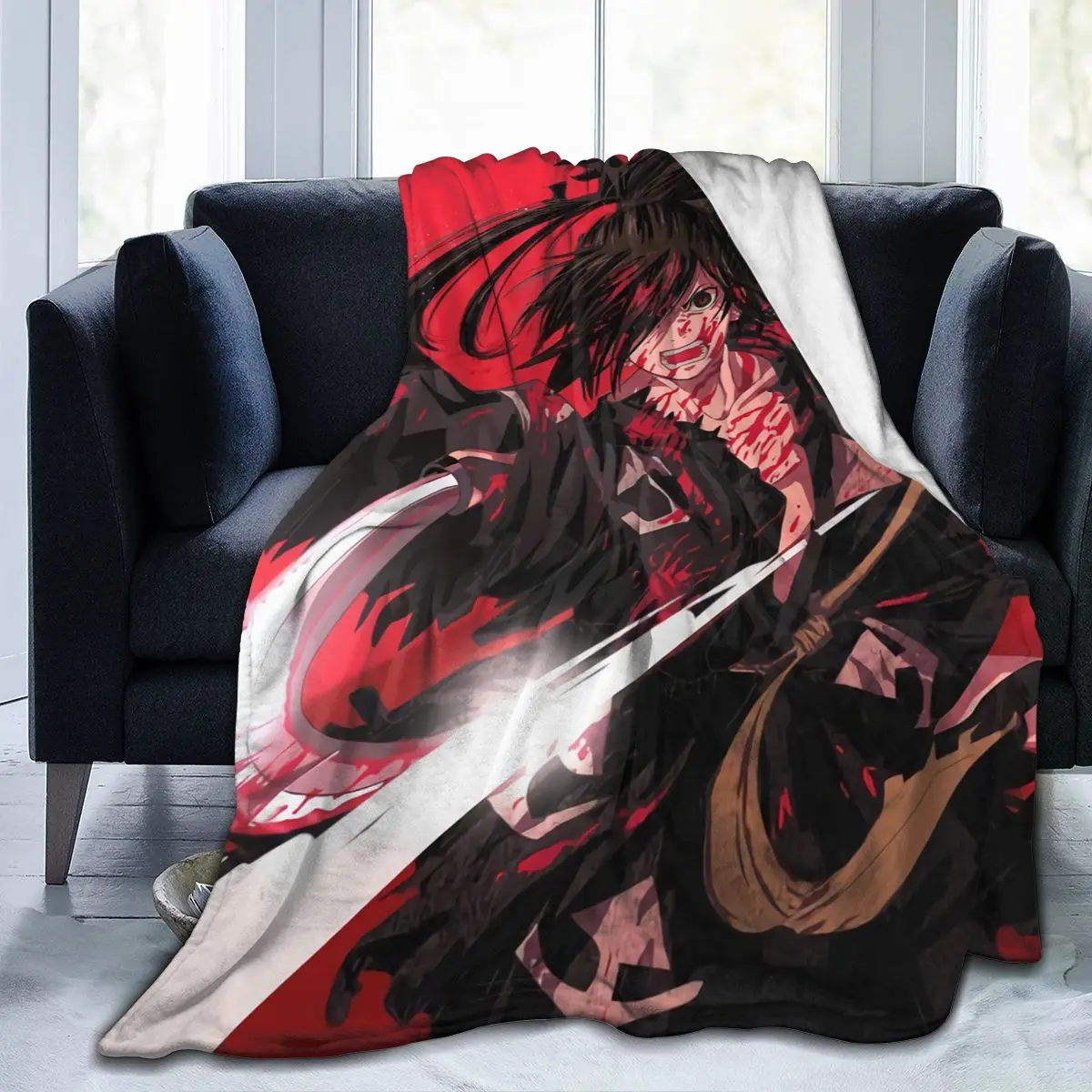 

Супермягкое Фланелевое Флисовое одеяло с 3D принтом аниме Dororo, постельное белье для дивана, украшение для дома, мультяшное унисекс
